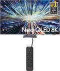 Samsung QN85QN900DFXZA 85 Inch Class QN900D Neo QLED 8K Smart TV with an AudioQuest G8 8-Outlet USB-A/USB-C AC Power Surge Protector (2024)