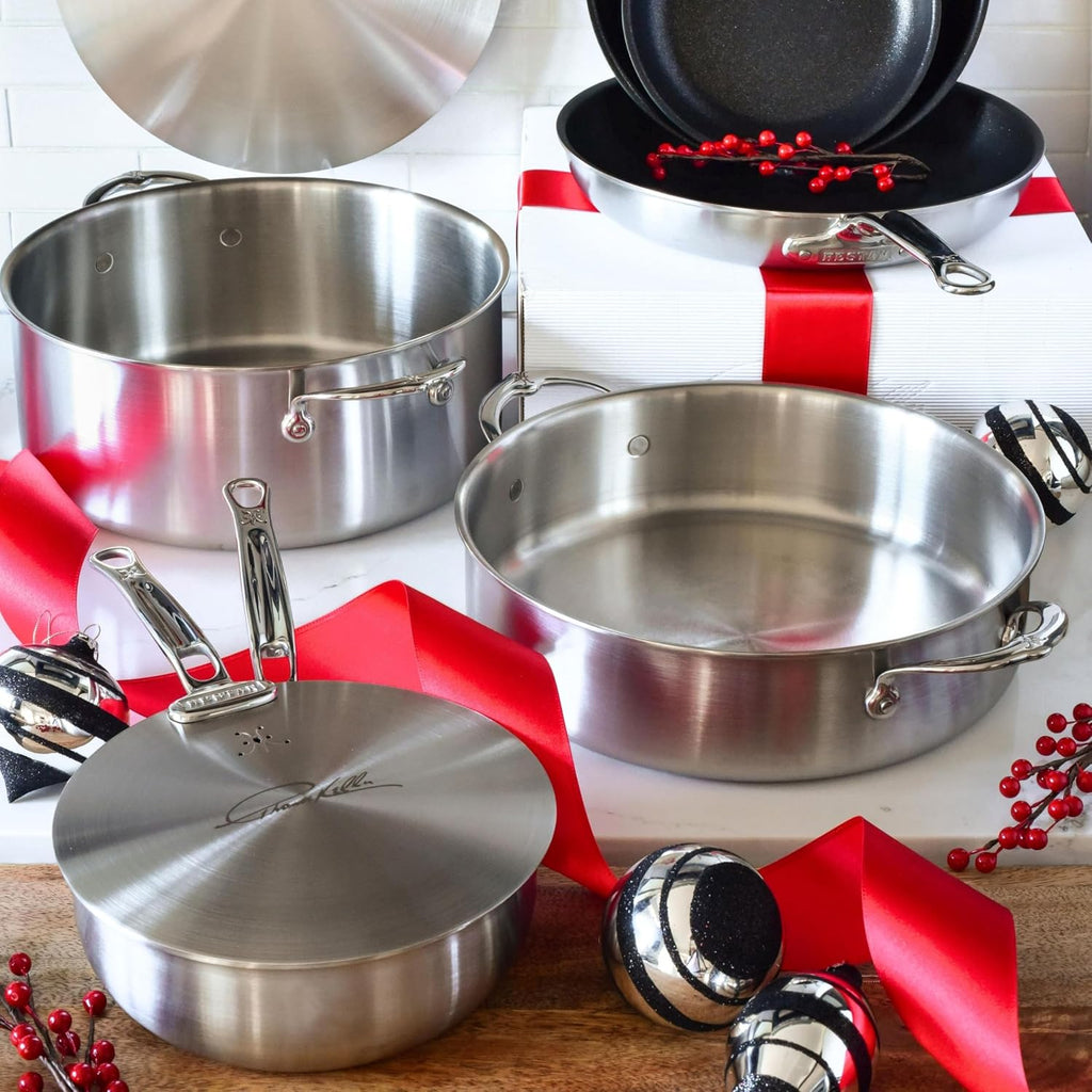 Thomas Keller Insignia by Hestan - Stainless Steel 12 Quart Stock Pot, Induction Cooktop Compatible