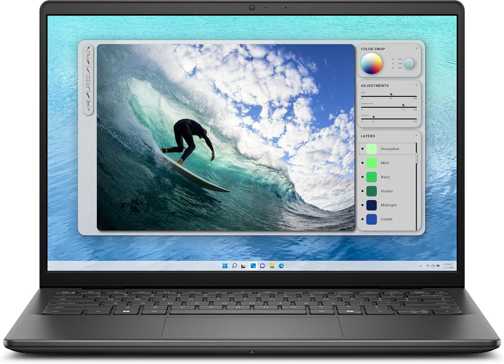 Dell Inspiron 14 i5440 Business Laptop 2024, 14' WUXGA IPS, Intel i5-1334U 10-Core, Iris Xe Graphics, 16GB DDR5 512GB SSD, Backlit Keyboard, Wi-Fi 6, Card Reader, Win11 Pro, Carbon Black