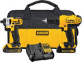 DEWALT 20V Max Cordless Drill Combo Kit, 2-Tool with Titanium Drill Bit Set, Pilot Point, 21-Piece (DCK240C2 & DW1361)