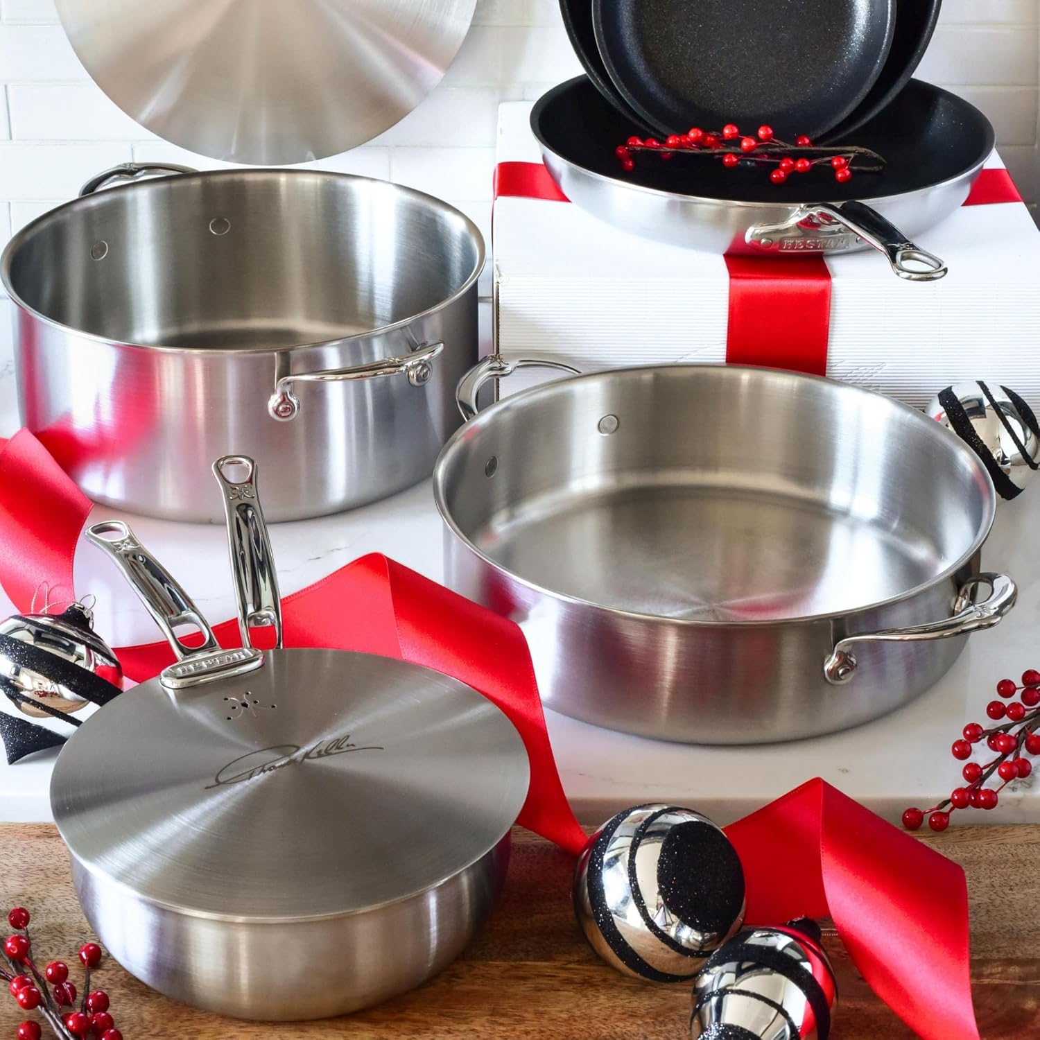 Thomas Keller Insignia by Hestan - 11' Stainless Steel Sauté Pan, Induction Cooktop Compatible