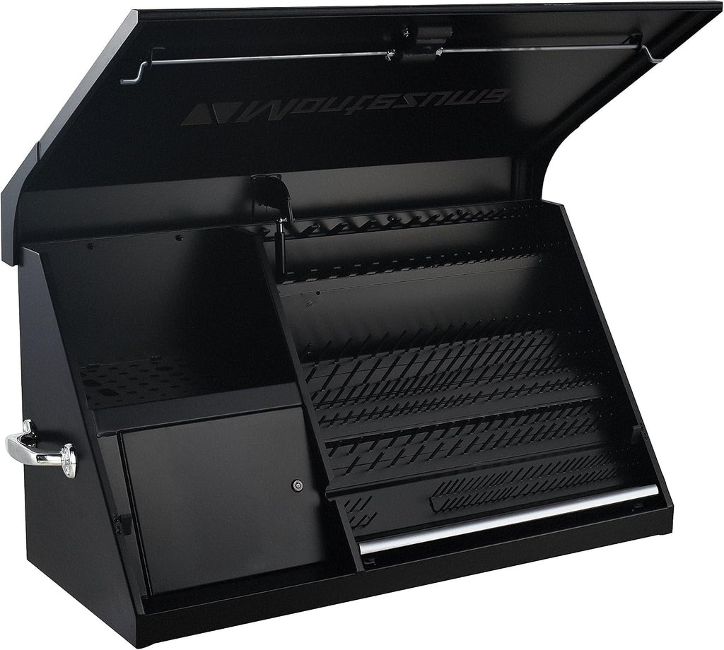 Montezuma DX411B 41' x 18' Heavy Duty Steel Triangle Toolbox (steel, black)