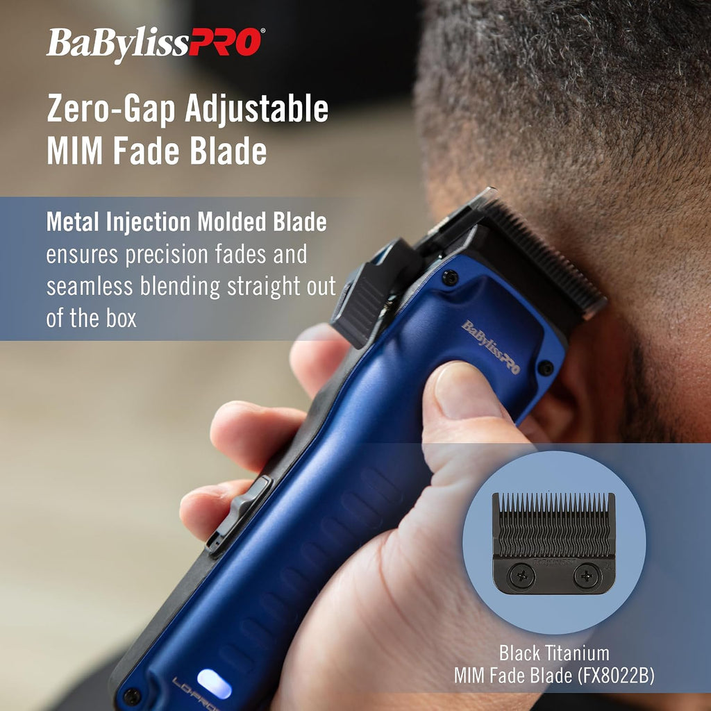 BaBylissPRO High-Performance LO-PROFX Compact Clipper for Hair