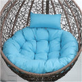 Swing Cushions for Outdoor 125size (Diameter: 115cm) Thickened Hanging Chair Cushion, Excellent Elasticity, not Easily Deformed or collapsed; Zipper Design for Easy Removal and Washing.