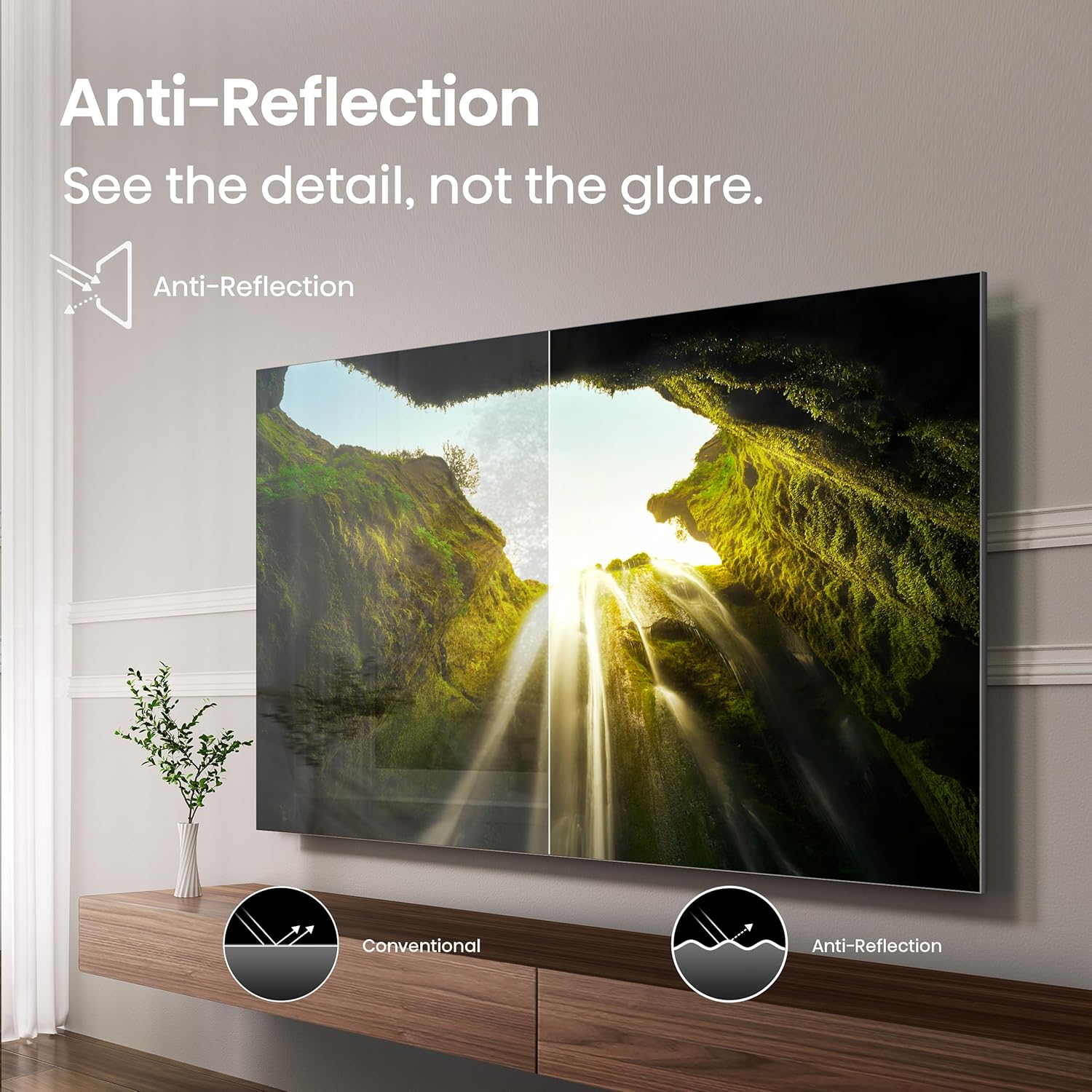 Hisense 75' U7 Mini-LED ULED 4K UHD Best Premium Gaming Google Smart TV (75U75QG, 2025 Model) - QLED, Native 165Hz, VRR 288, Up to 3000 Nits, HDR10+, Dolby Vision IQ · Atmos, IMAX Enhanced, 2.1.2 Ch