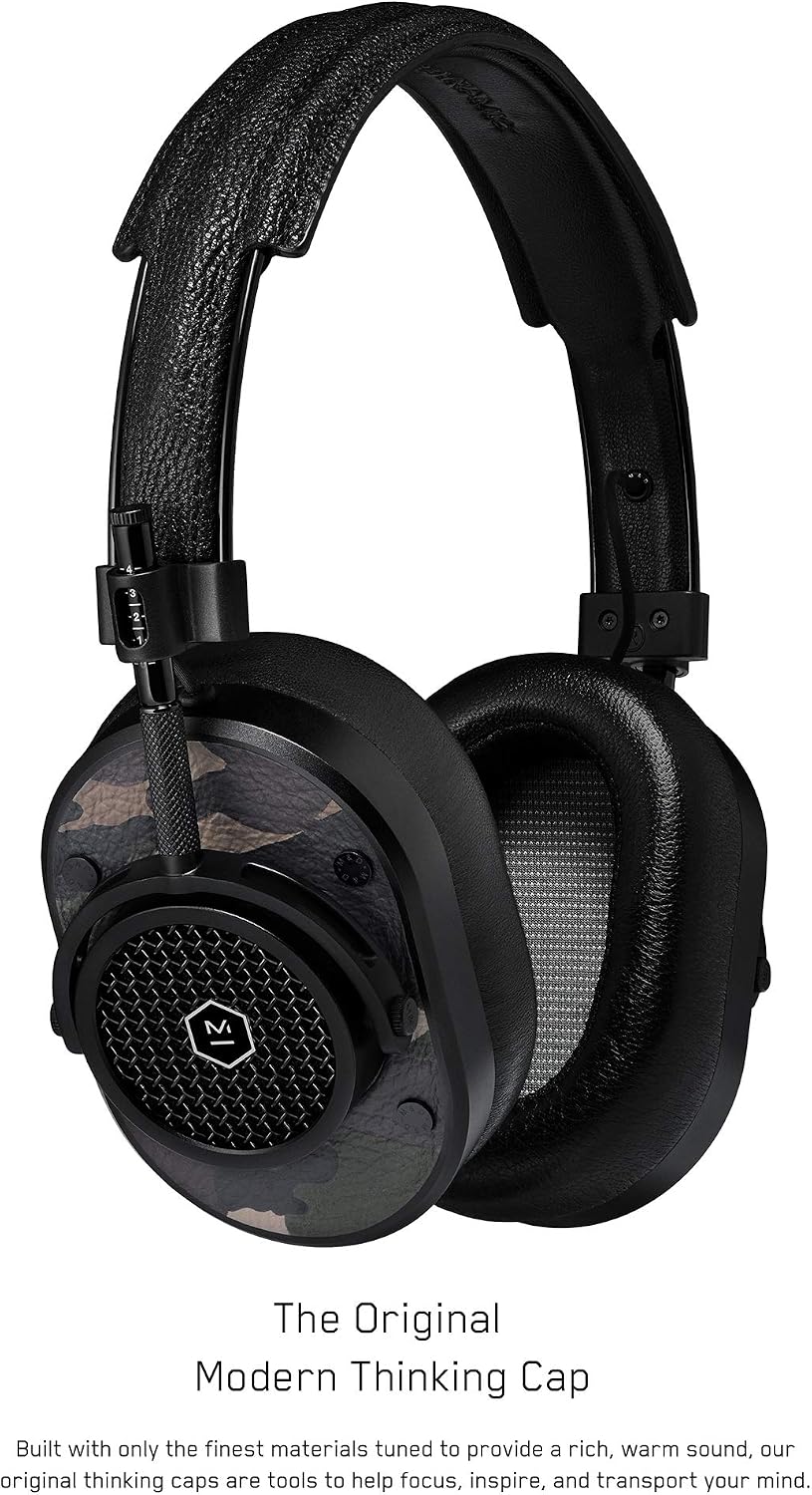 MASTER & DYNAMIC MH40 Over-Ear Headphones with Wire - Noise Isolating with Mic Recording Studio Headphones with Superior Sound