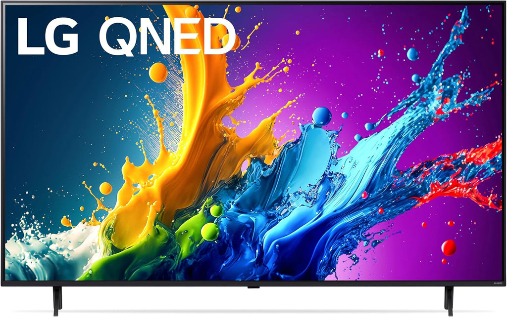 LG 65-Inch Class QNED80T Series LED Smart TV 4K Processor Flat Screen with Magic Remote AI-Powered with Alexa Built-in (65QNED80TUC, 2024) (Renewed)