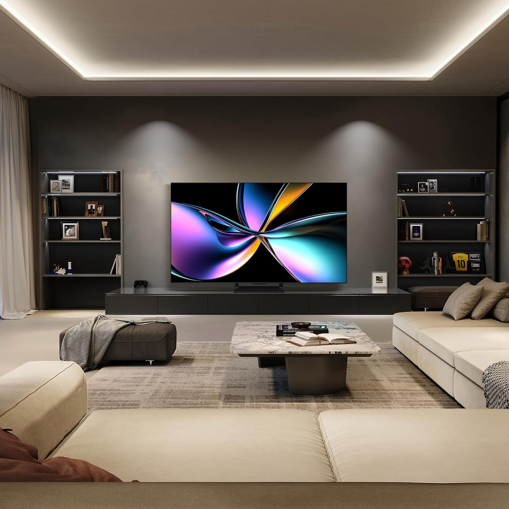 Hisense 55' U7 Mini-LED ULED 4K UHD Best Premium Gaming Google Smart TV (55U75QG, 2025 Model) - QLED, Native 165Hz, VRR 288, Up to 3000 Nits, HDR10+, Dolby Vision IQ · Atmos, IMAX Enhanced, 2.1.2 Ch