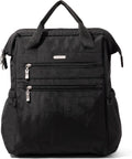 Baggallini City Scape Backpack - 15'x11' Lightweight Work Travel Bag w/Luggage Sleeve & RFID