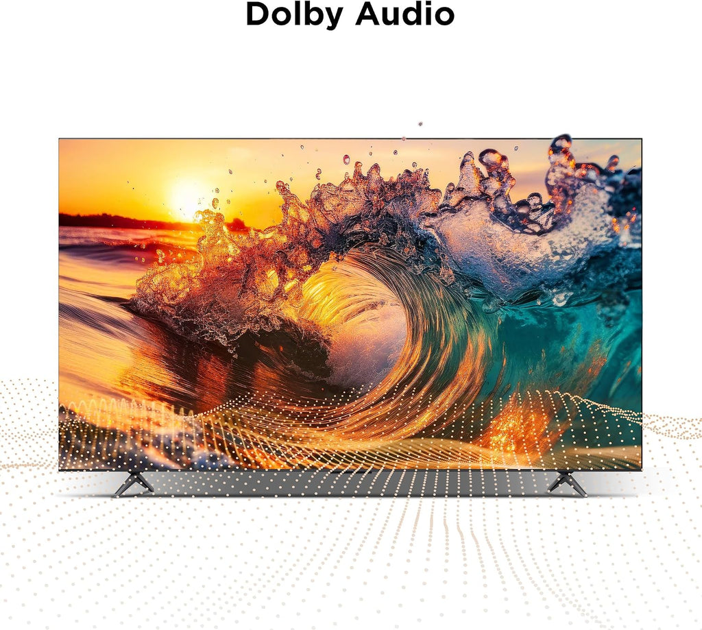 TCL 43S5K Television 43 Inch Smart TV QLED HDR 10 Google TV, Dolby Audio, Game Mode, Multiple Eye Care with Slim Design (2025 Model)