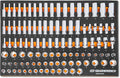 GEARWRENCH 104 Piece 3/8' Drive Master Metric Socket Set in Foam Storage Tray - GWMSSKT38MM