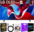 LG OLED65C4PUA OLED C4 65 Inch HDR 4K Smart OLED TV 144 HZ Refresh Rate + UAX 4K HDMI 2.0 Cable + CPS 24 Months Protection and Streaming Bundle with Alexa (65 INCH)