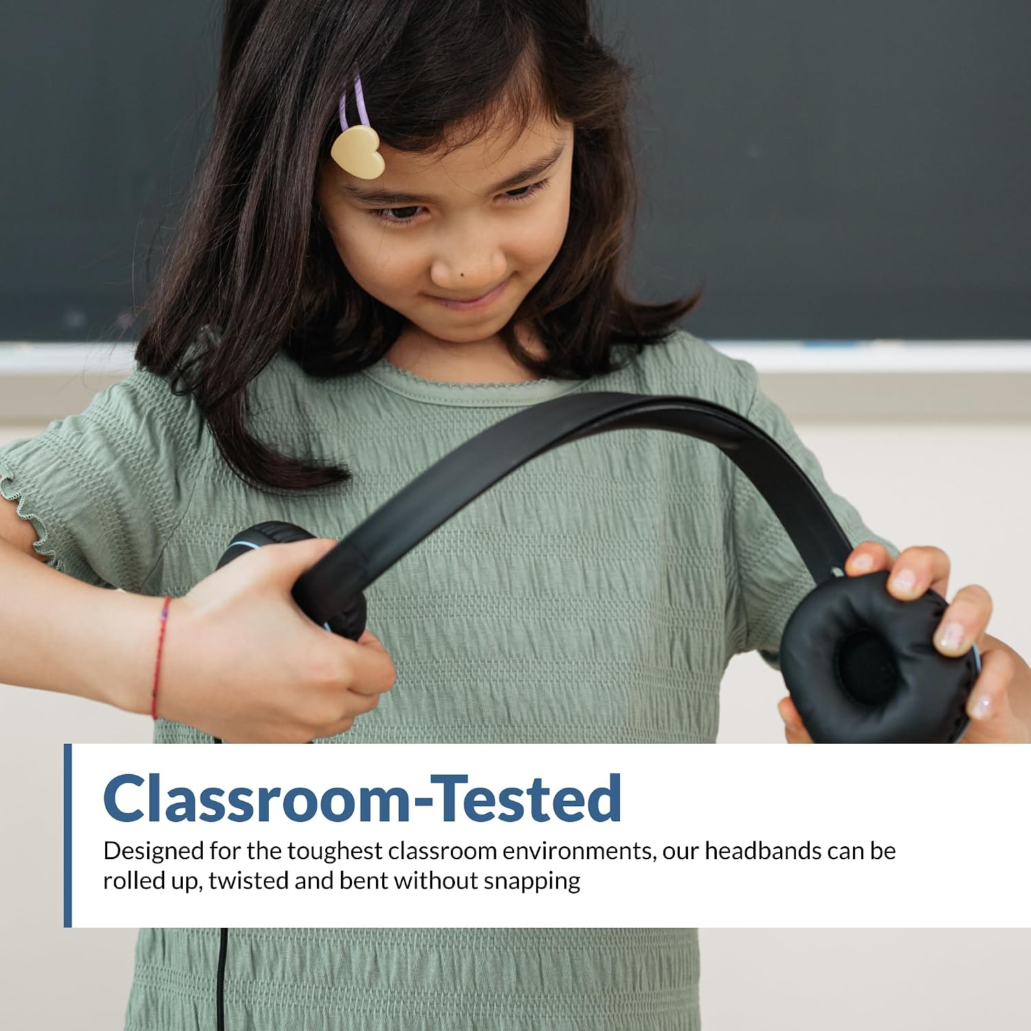 Cyber Acoustics USB-C Stereo Headset (AC-5014-10) – Durable, Crisp, and Clear Communication in Classrooms and at Home; in-Line Controls for Volume and Mic Mute - 10 Pack