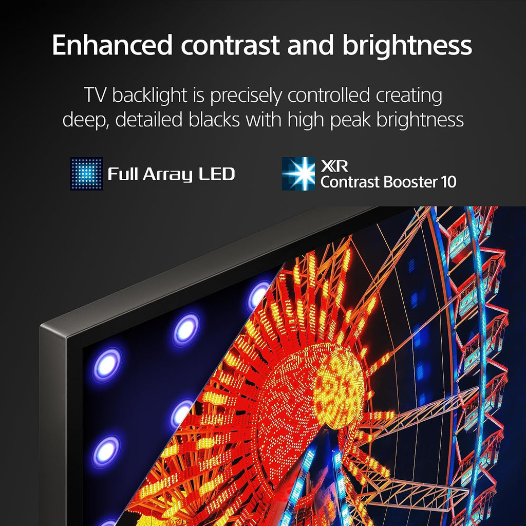 Sony 65 Inch 4K Ultra HD TV X90L Series: BRAVIA XR Full Array LED Smart Google TV
