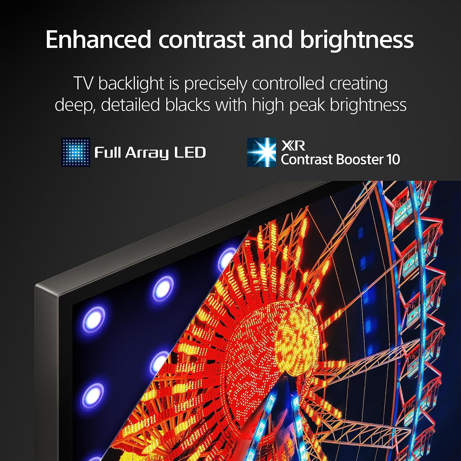Sony 65 Inch 4K Ultra HD TV X90L Series: BRAVIA XR Full Array LED Smart Google TV