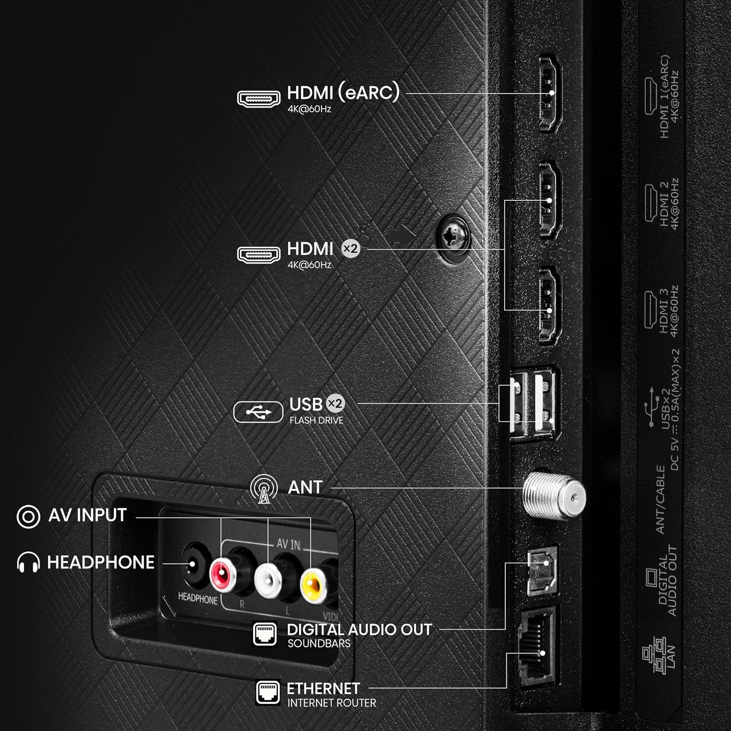 Hisense A7 Series 50-Inch Class 4K UHD Smart Google TV with Voice Remote, Game Mode Plus, Chromecast Built-in (50A7N, 2024 Model)