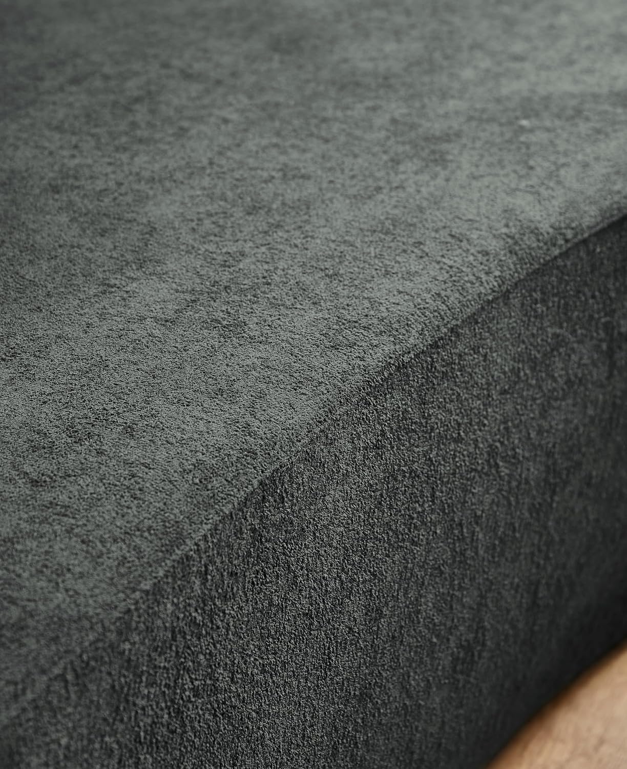 Swbvs Modular Floor Sofa Set, Boneless Memory Foam Lounge Couch, Convertible Low-Profile Seating for Living Room, Bedroom & Small Spaces, Washable Cover, Modern Black