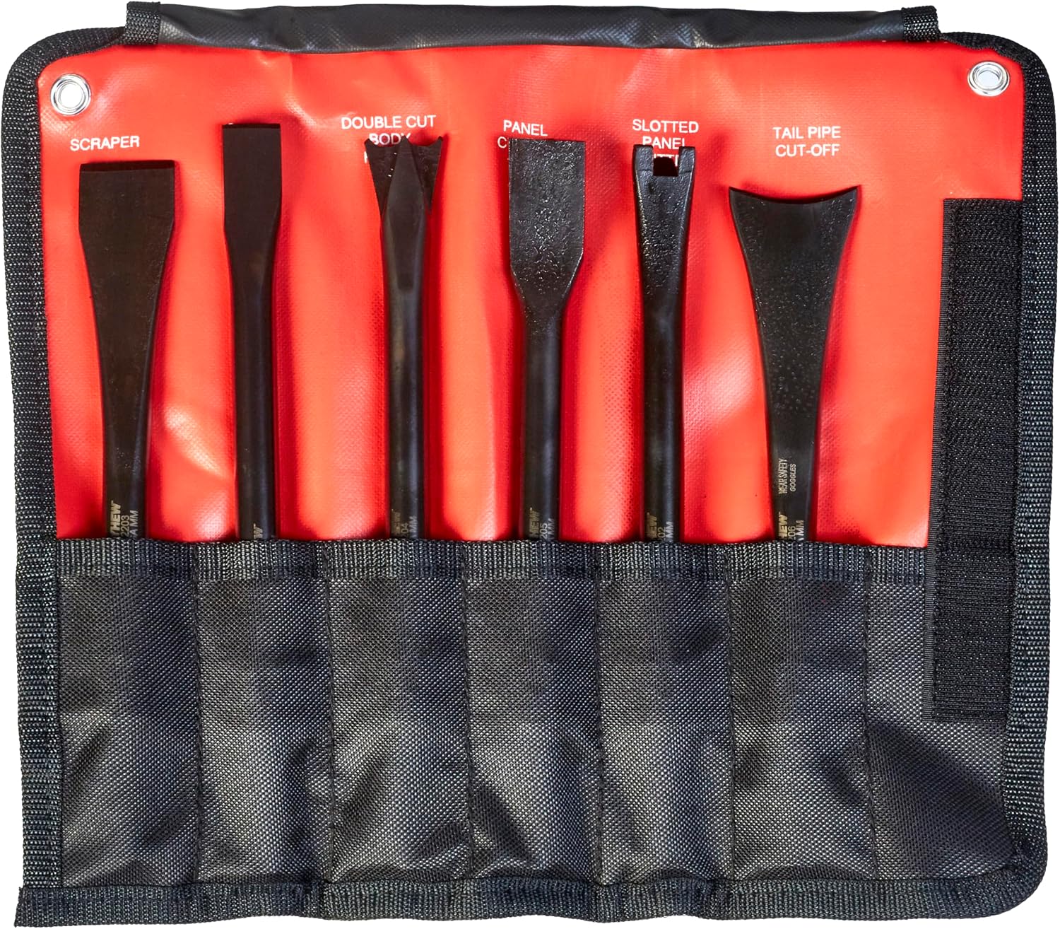 Mayhew Tools 32200 Pneumatic Tool Set, 6-Piece Non-Turning, Black Oxide Finish