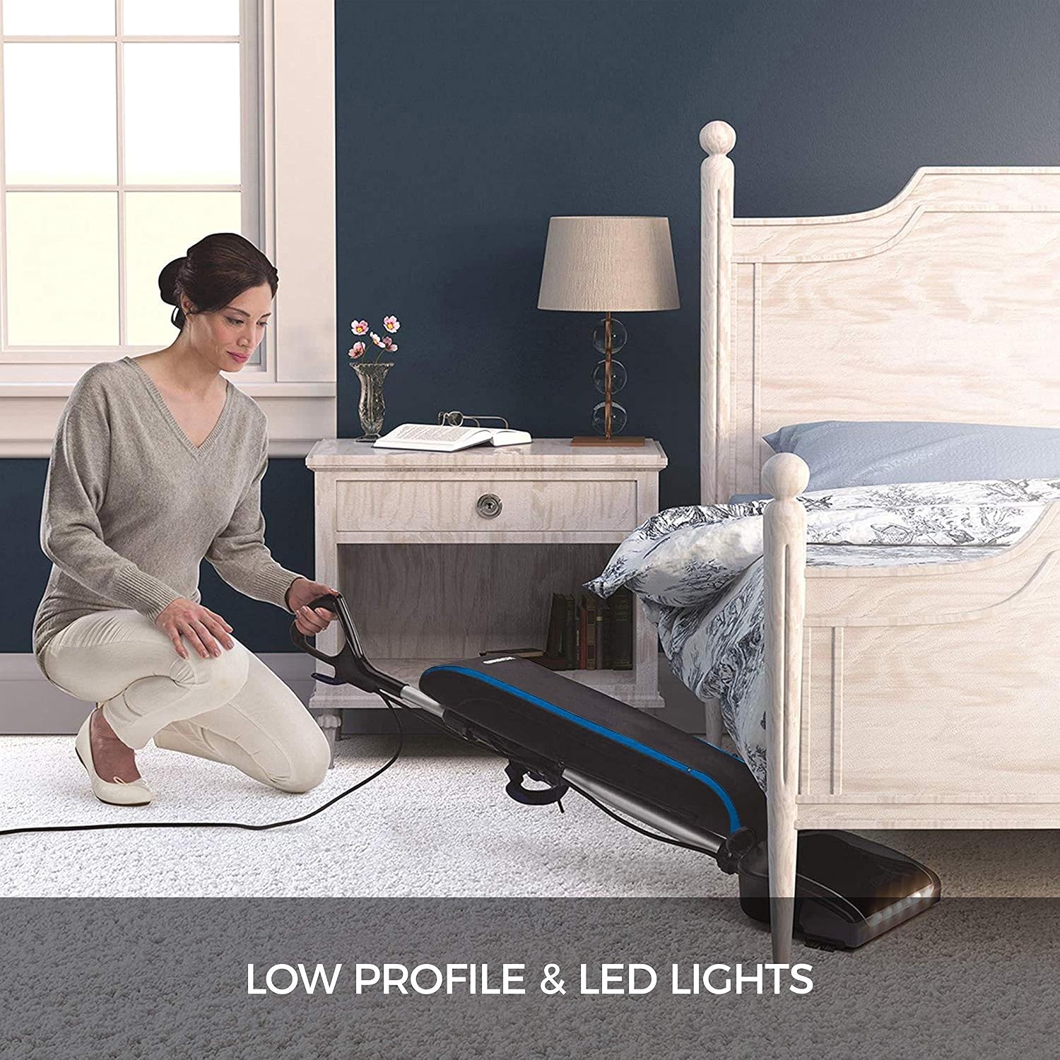 Oreck HEPA Upright Vacuum Cleaner, Lightweight Bagged Upright Vac, HEPA Media Filtration, Traps Debris and Locks in Dirt, Two Speed Control, Corded Vacuum Cleaners for Home Use