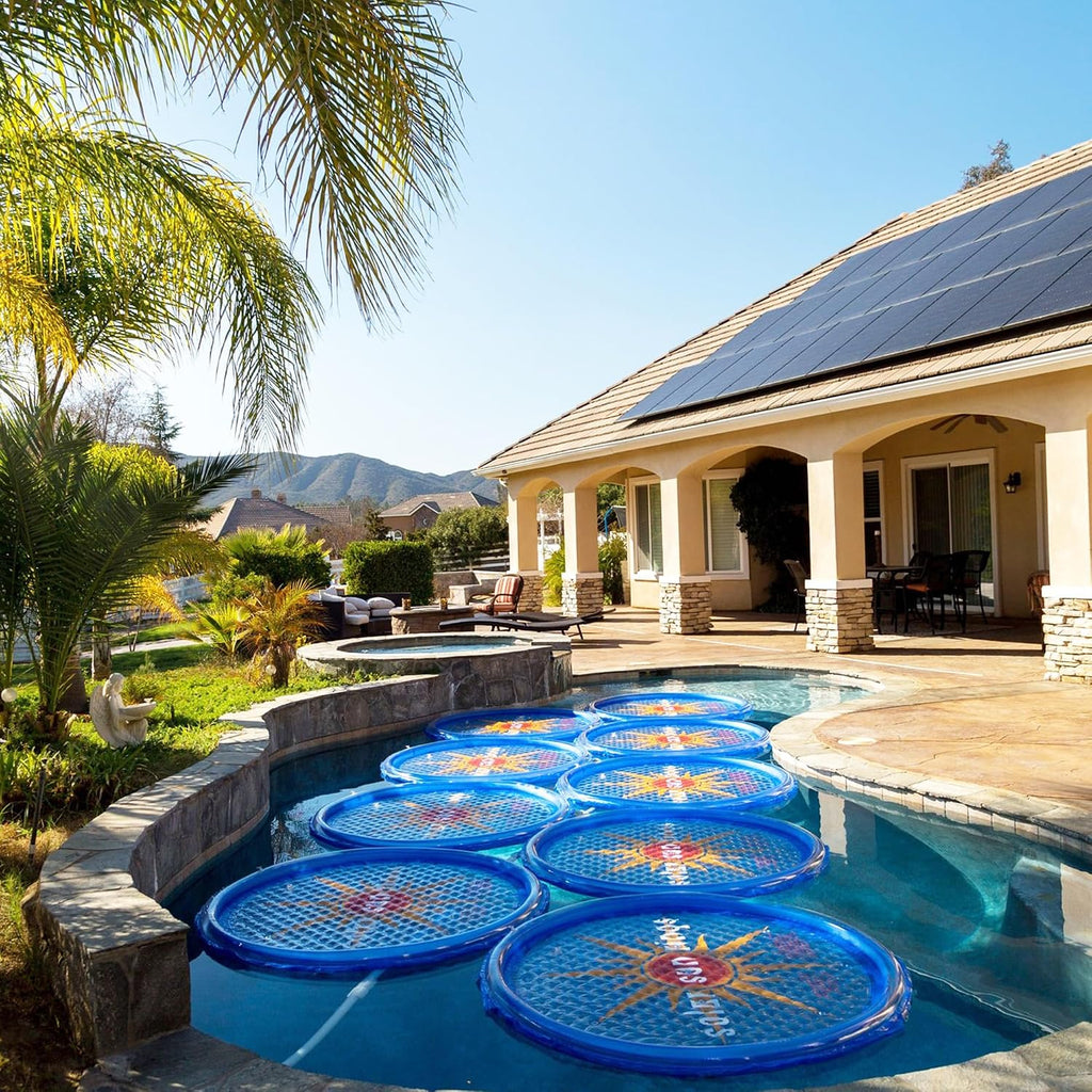 Solar Sun Rings 60-Inch UV Resistant Solar Pool Heater │ Above Ground & Inground Pools & Spas │ Sunburst │ 3-Pack
