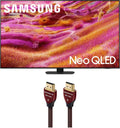 Samsung QN75QN90FAFXZA 75 Inch Neo QLED 4K QN90F Vision AI Smart TV with an AudioQuest Cinnamon 48 2.25M 8K-10K 48Gbps HDMI Digital Cable (2025)