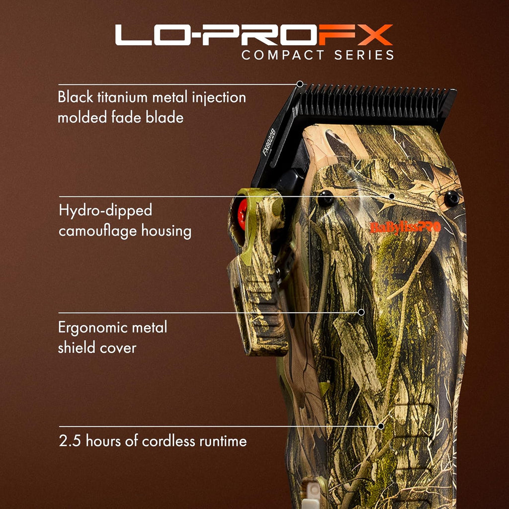 BaBylissPRO High-Performance LO-PROFX Compact Clipper for Hair