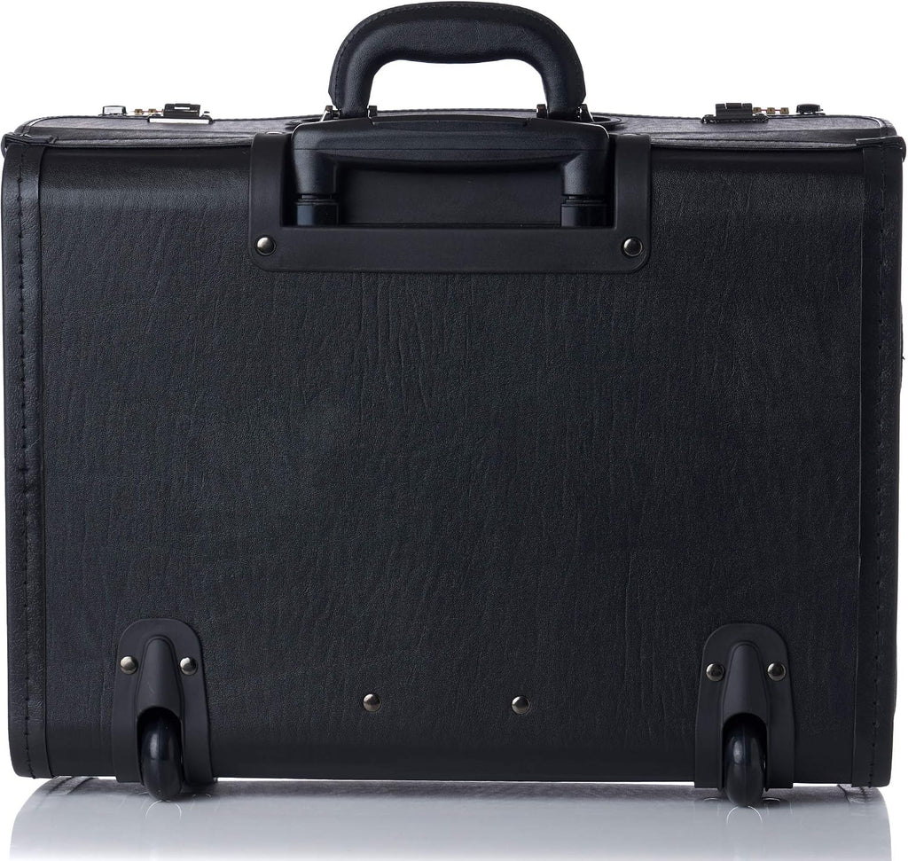 Alpine Swiss Rolling 17' Laptop Briefcase on Wheels Attache Lawyers Case Legal Size