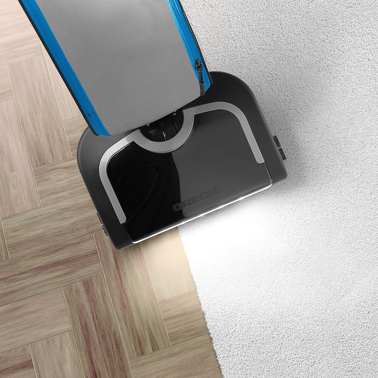 Oreck HEPA Swivel Upright Vacuum Cleaner, Lightweight Bagged Upright Vac, HEPA Media Filtration, Traps Debris and Locks in Dirt, Swivel Steering, Corded Vacuum Cleaners for Home Use