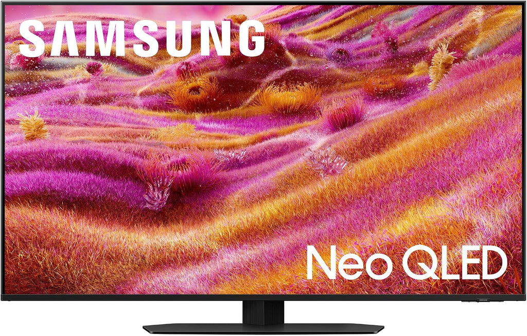 Samsung QN43QN90FAFXZA 43 Inch Neo QLED 4K QN90F Vision AI Smart TV with a Walts TILT-MOUNT-43-90 Large/XL Tilt Mount and Amber Protection 3-Outlet-Surge Surge Protector (2025)