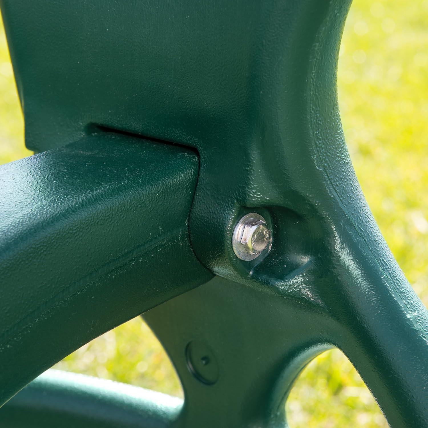 Swing-N-Slide WS 3452 Heavy Duty Two Person Dual Glider Swing, with Coated Chains to Prevent Pinching, 18' W x 25 in H x 40' L, Green