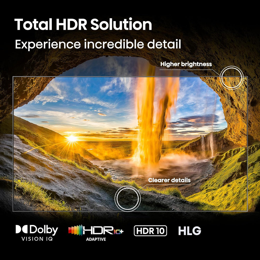 Hisense 55' U7 Mini-LED ULED 4K UHD Best Premium Gaming Google Smart TV (55U75QG, 2025 Model) - QLED, Native 165Hz, VRR 288, Up to 3000 Nits, HDR10+, Dolby Vision IQ · Atmos, IMAX Enhanced, 2.1.2 Ch