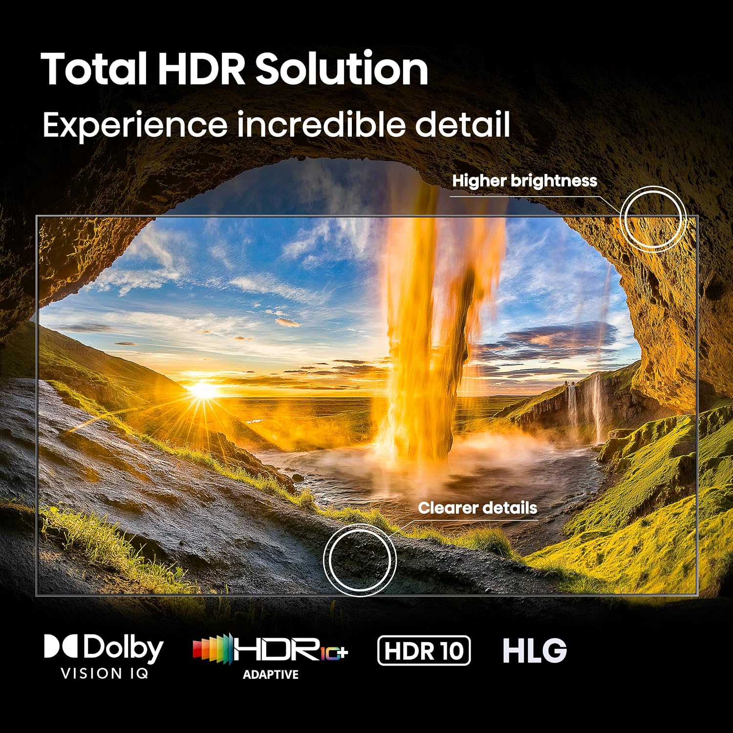 Hisense 55' U7 Mini-LED ULED 4K UHD Best Premium Gaming Google Smart TV (55U75QG, 2025 Model) - QLED, Native 165Hz, VRR 288, Up to 3000 Nits, HDR10+, Dolby Vision IQ · Atmos, IMAX Enhanced, 2.1.2 Ch