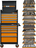 GEARWRENCH 791 Piece Master Mechanics Tool Set in Premium Modular Foam Trays with GSX Mobile Tool Storage | MEGAMODPRO