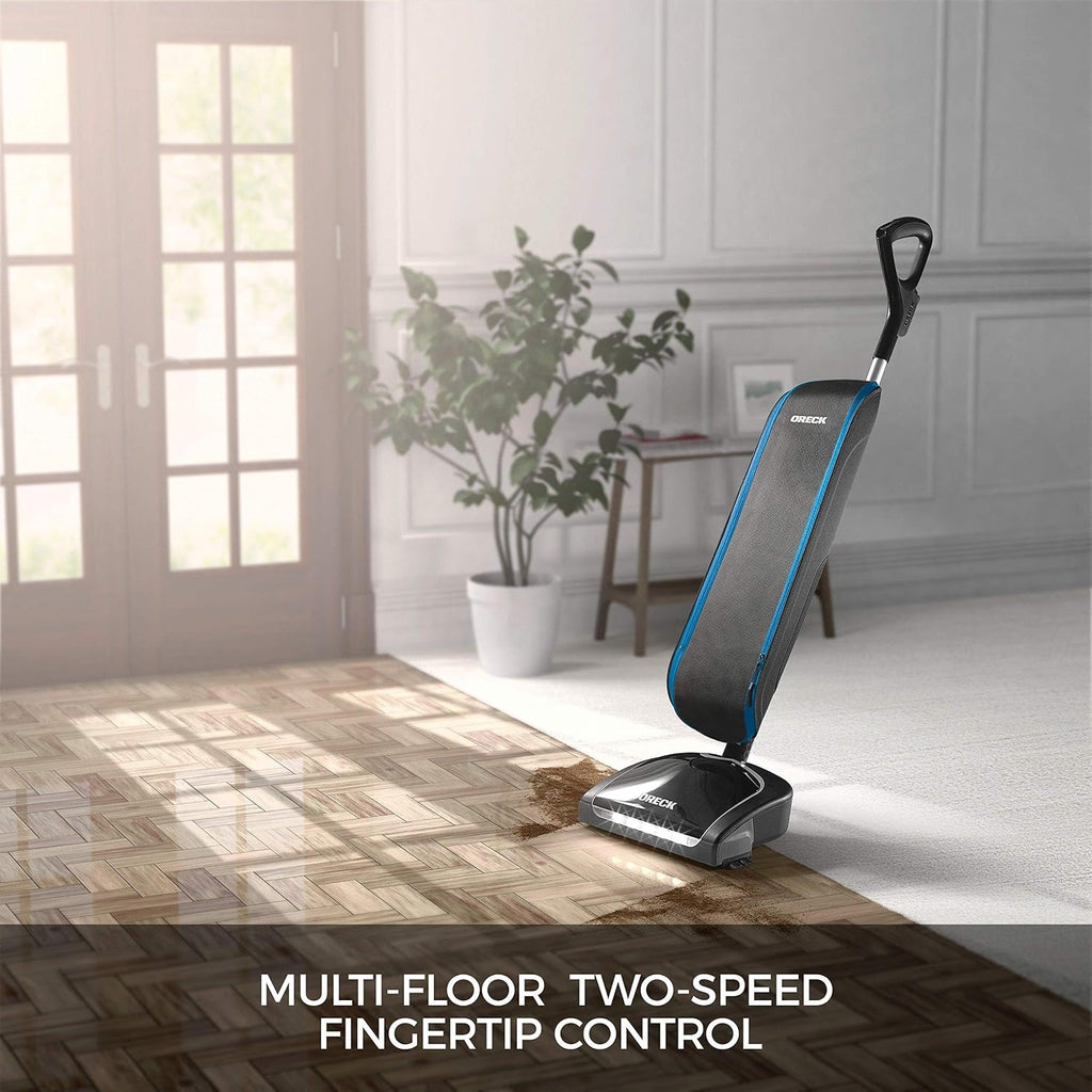 Oreck HEPA Upright Vacuum Cleaner, Lightweight Bagged Upright Vac, HEPA Media Filtration, Traps Debris and Locks in Dirt, Two Speed Control, Corded Vacuum Cleaners for Home Use