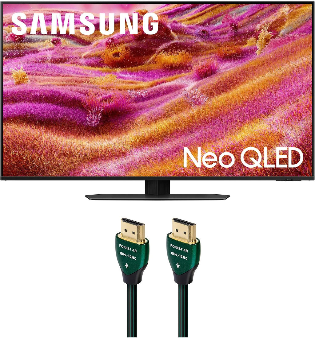 Samsung QN43QN90FAFXZA 43 Inch Neo QLED 4K QN90F Vision AI Smart TV with an AudioQuest Forest 1.5M 48G 8K-10K HDMI Digital Cable (2025)