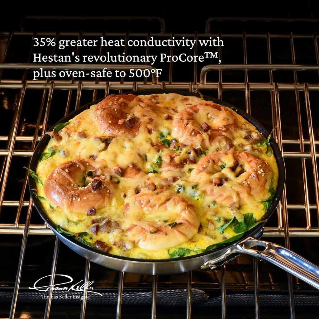 Thomas Keller Insignia by Hestan- TITUM Nonstick 11' Stainless Steel Frying Pan, Induction Cooktop Compatible, Made without PFOAs