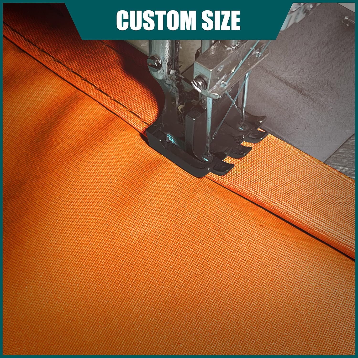Royal Shade 8' x 11' x 13.6' Orange Triangle Waterproof Sun Shade Sail Order to Make Canopy Awning, UPF50+ 95% UV Blockage Water Resistant, Outdoor Backyard Patio Garden (We Customize)