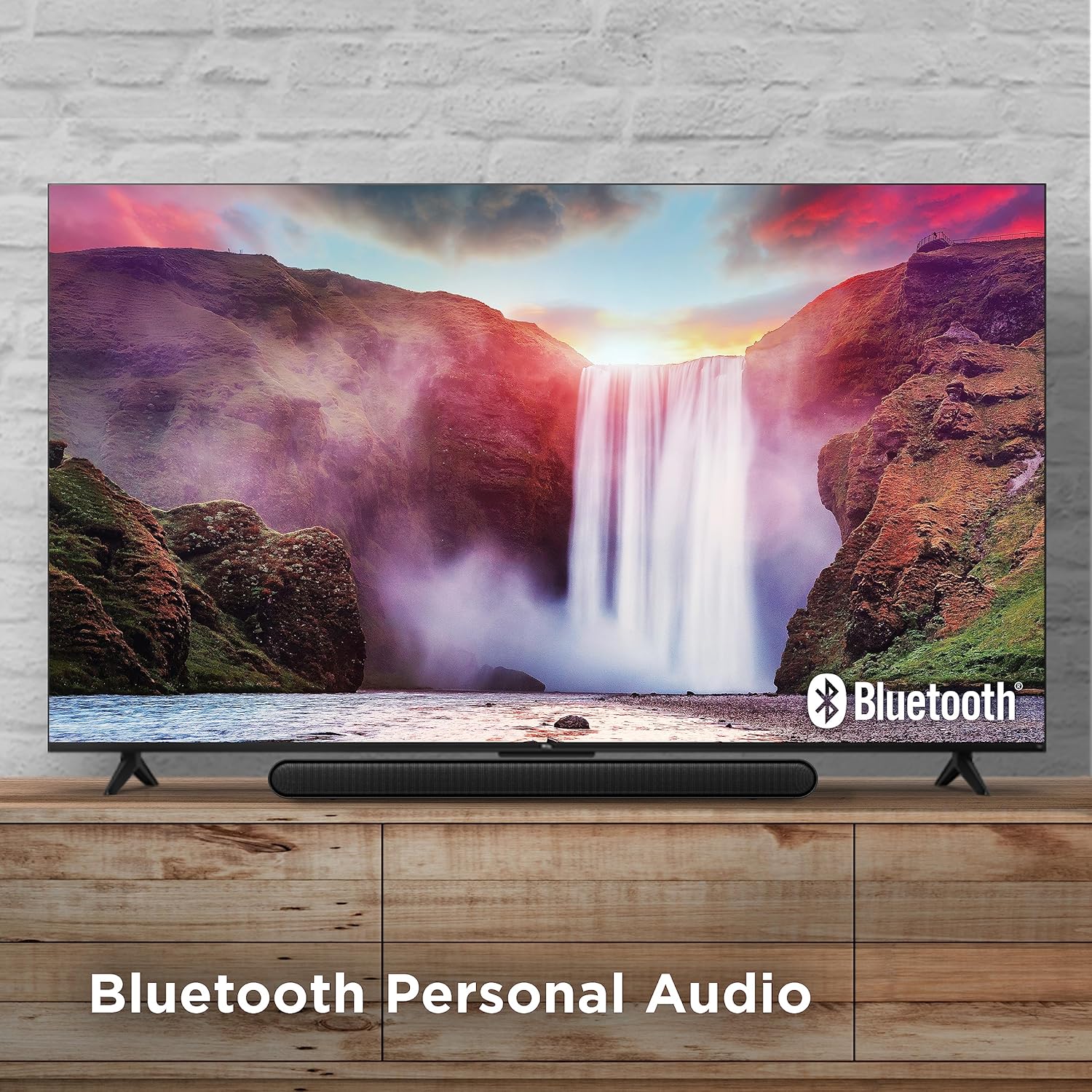 TCL 55-Inch Class S4 4K LED Smart TV with Fire TV (55S450F, 2023 Model), Dolby Vision HDR, Dolby Atmos, Alexa Built-in, Apple Airplay Compatibility, Streaming UHD Television, Black