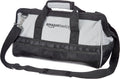 Amazon Basics Durable Wear-Resistant Tool Storage Bag with Adjustable Shoulder Strap,Portable Tool Organizer,16 in,Black & Grey,(Pack of 8)