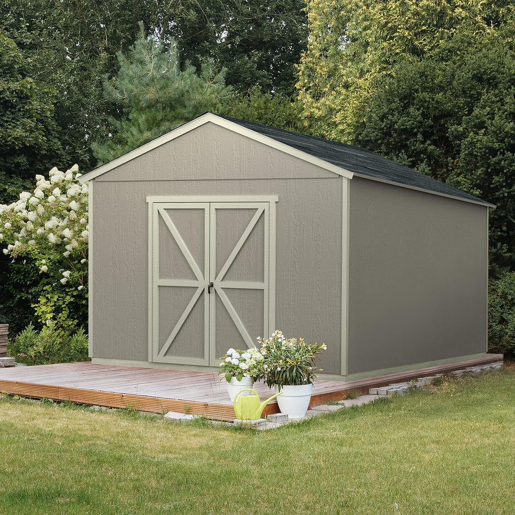 Handy Home Products Astoria 12x20 Do-It-Yourself Wooden Storage Shed- Does not Include Floor kit, Paint, or Roofing Shingles
